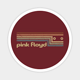 Pink Floyd Cassette Stripes Magnet